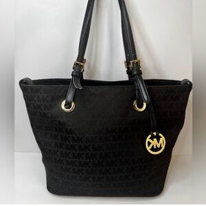 Michael Kors Jet Set Black Tote Bag